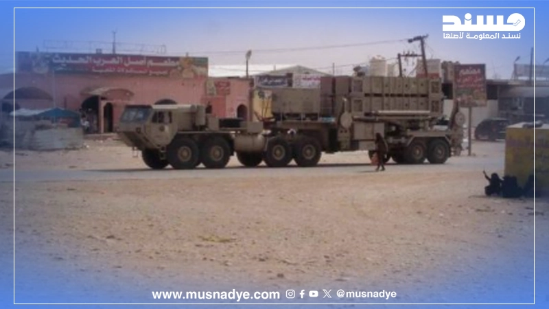 الصورة المتداولة لعربات الباتريوت تسحبها السعودة من عدن قديمة