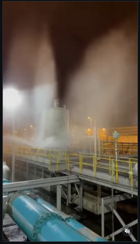 فيديو استهداف منشآت المياه في إيران مولد بالذكاء الاصطناعي