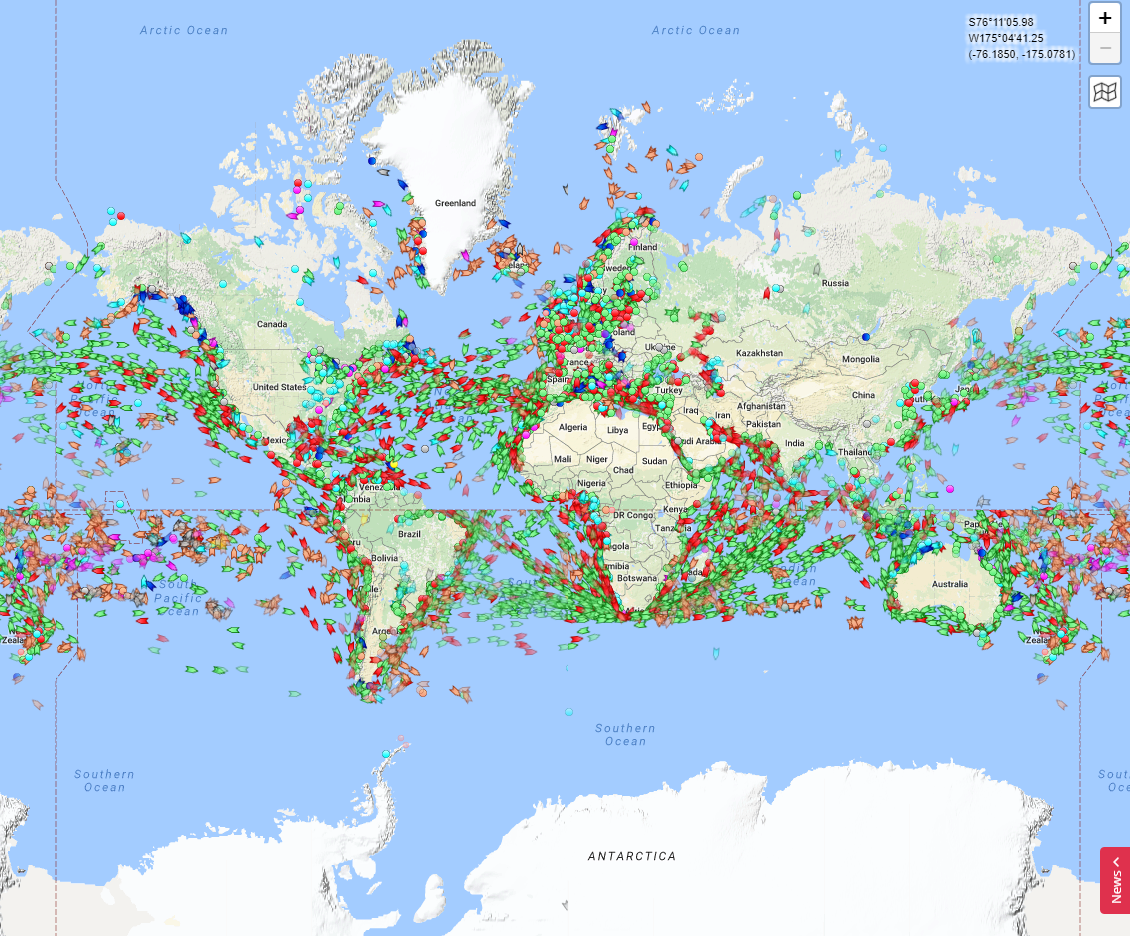 بعد حادث خليج عمان .. marine traffic لتتبع حركة السفن حول العالم