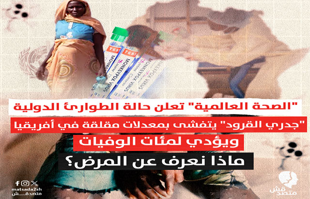 "الصحة العالمية" تعلن حالة الطوارئ الدولية | "جدري القرود" يتفشى بمعدلات مقلقة في أفريقيا ويؤدي لمئات الوفيات.. ماذا نعرف عن المرض؟