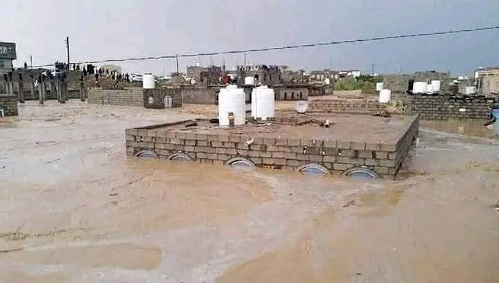 الصورة لسيول مأرب في عام 2020 وليست من الحسوة بعدن
