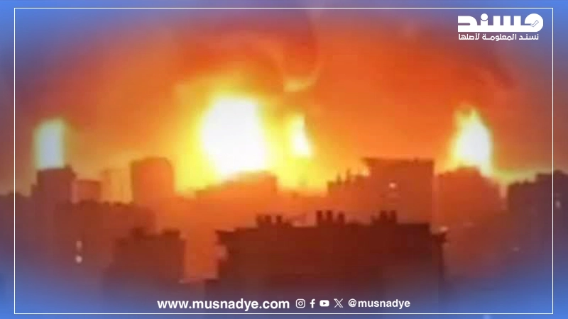 الصورة المتداولة لانفجارات في إسرائيل ليست حقيقية ومولدة بالذكاء الاصطناعي.
