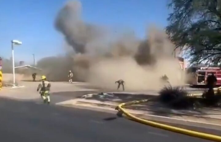 فيديو من حريق في ولاية أريزونا الأمريكية يُتداول على أنه يوثق انفجارًا في تل أبيب