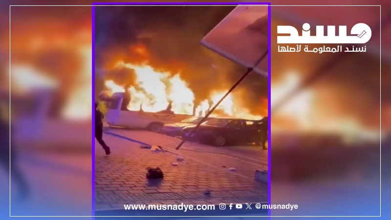 الفيديو المتداول يوثق احتجاجات في طهران خلال يناير 2026 وليس ناتجاً عن قصف إيراني على إسرائيل