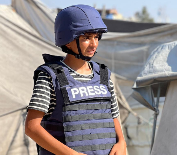Ahmad, Son of Journalist Hussam al-Masri, Carries Forward His Father’s Message and Camera