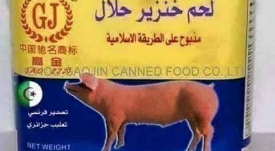 حقيقة صورة لحم الخنزير الحلال الجزائري