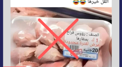 هل فعلا تباع رؤوس الدجاج هذه في السوق المصرية؟
