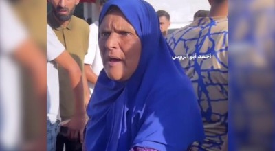 ترجمة مضللة لحديث امرأة فلسطينية حول معاناتها في سحب جثمان ابنها من مفترق نتساريم