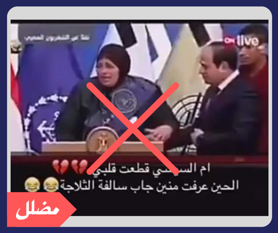 هل هذه والدة الرئيس المصري عبدالفتاح السيسي؟
