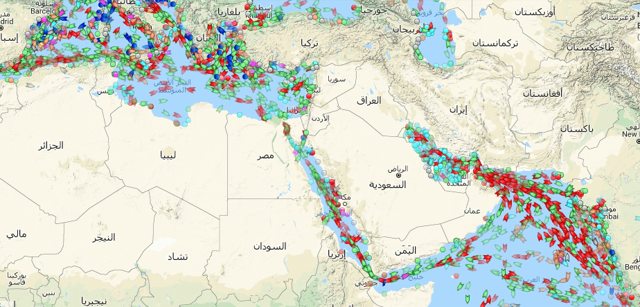 ازاي أتابع حركة السفن لحظة بلحظة؟